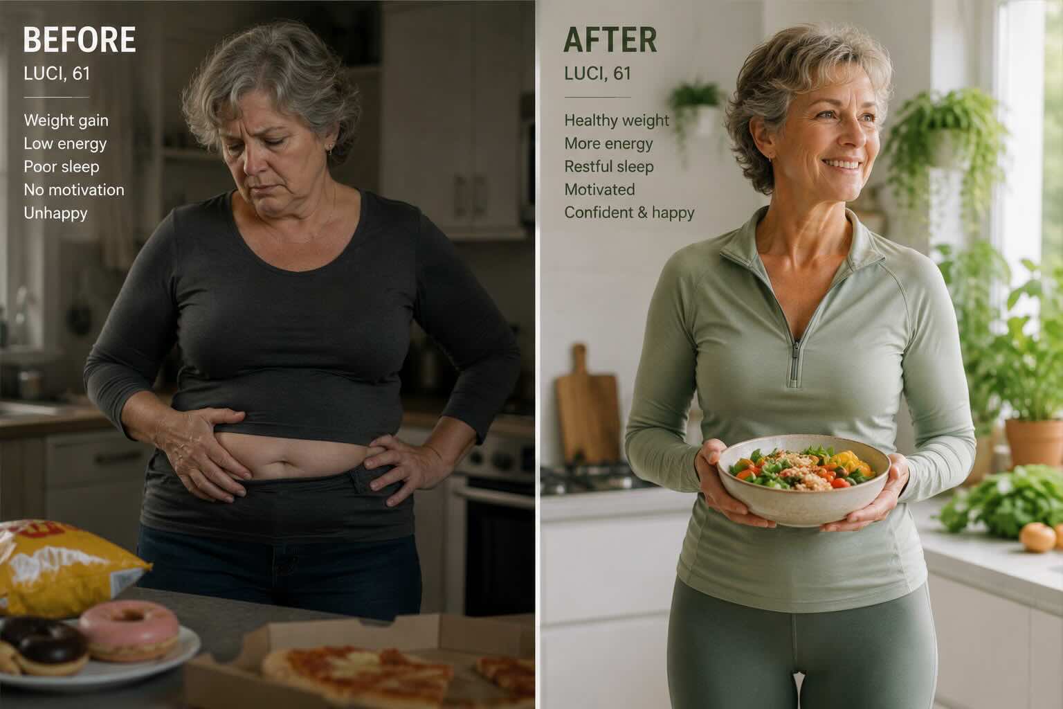 Before and after — Luci